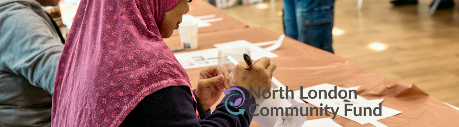 Attendees at the Abbey Community Centre art classes