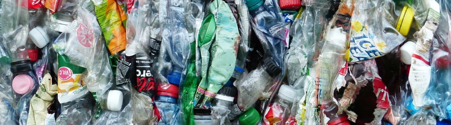 Used plastic bottles