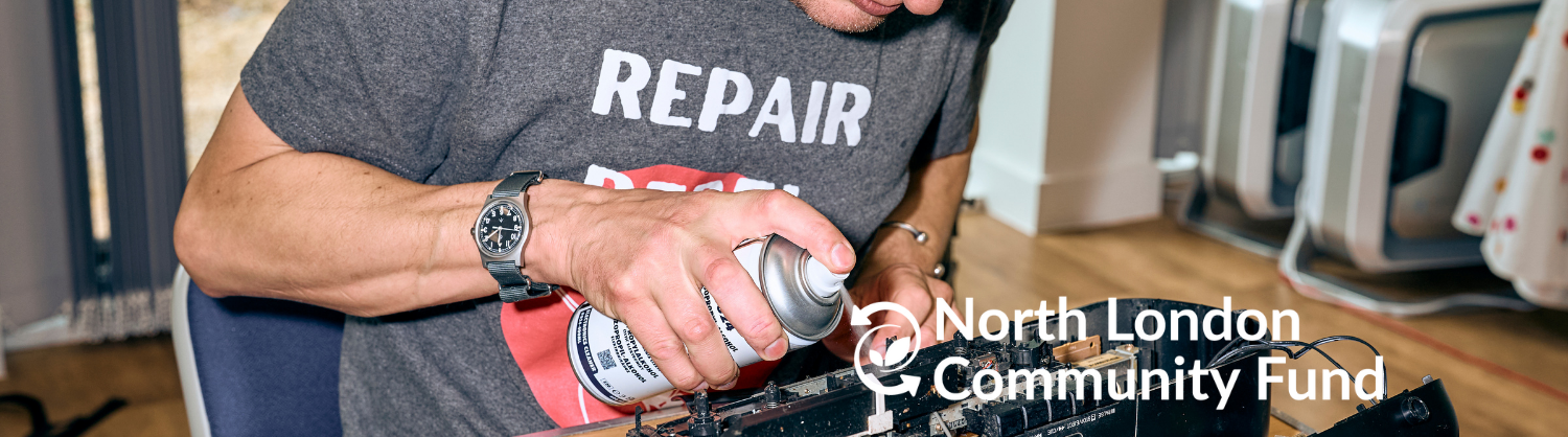 Volunteer fixer at a repair club