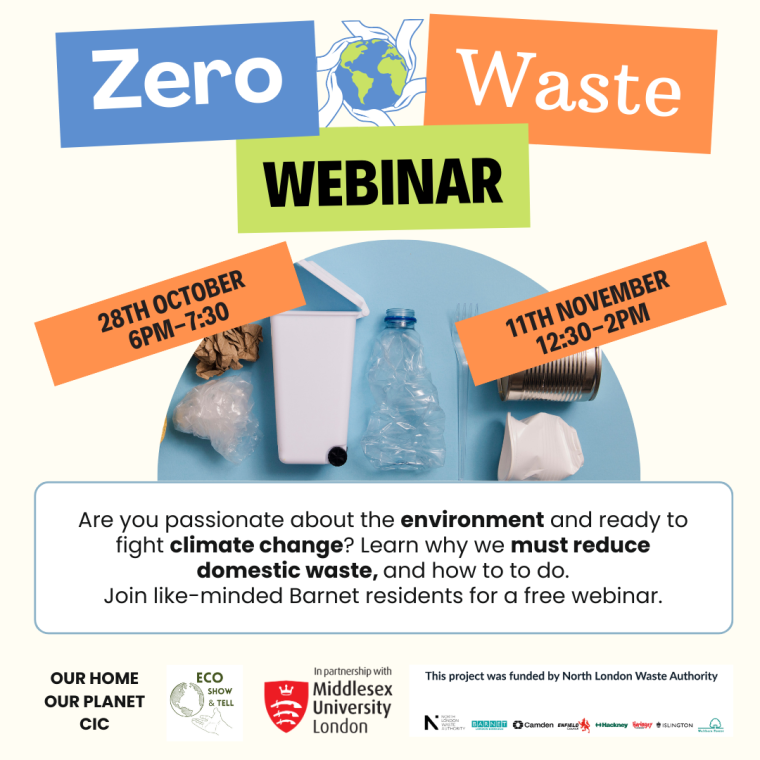 Zero Waste Webinar poster