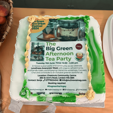 A celebration cake at a previous event of the organisations