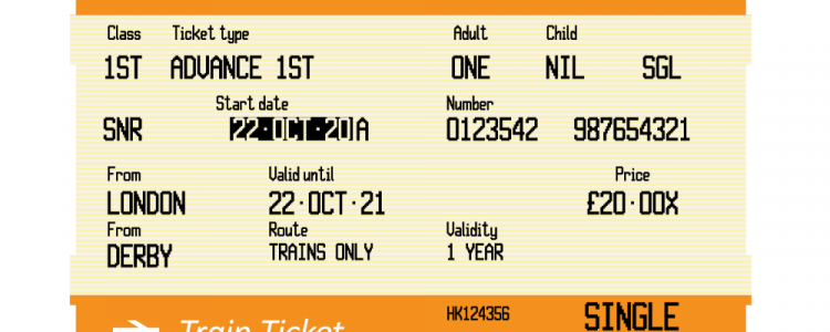 Train ticket